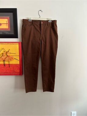 Talbots Brown Slim Ankle Jeans